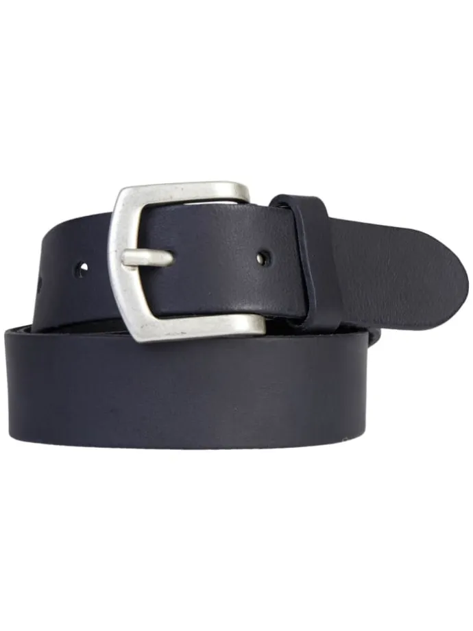 Ledergürtel in Schwarz