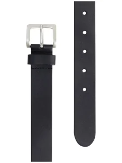 Ledergürtel in Schwarz
