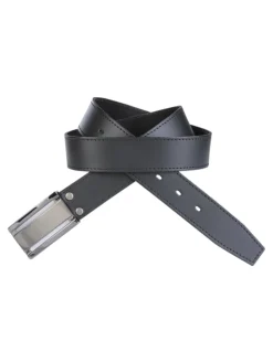 Ledergürtel in schwarz
