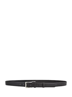 Leder-Gürtel in Schwarz