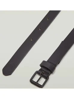 Leder-Gürtel in Schwarz