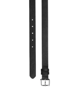 Leder-Gürtel in Schwarz