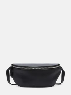 Leder-Gürteltasche "Tavia" in Schwarz - (B)27 x (H)14 x (T)7 cm