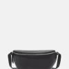 Leder-Gürteltasche "Tavia" in Schwarz - (B)32 x (H)14 x (T)7 cm