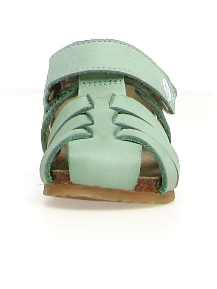 Leder-Halbsandalen "Alb" in Mint