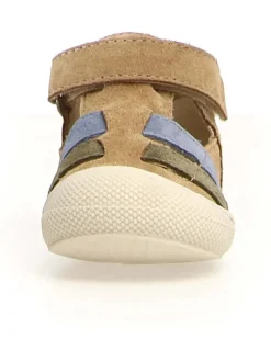 Leder-Halbsandalen 