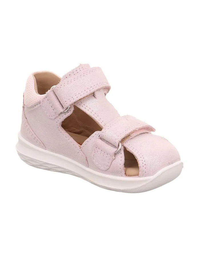 Leder-Halbsandalen "Bumblebee" in Rosa