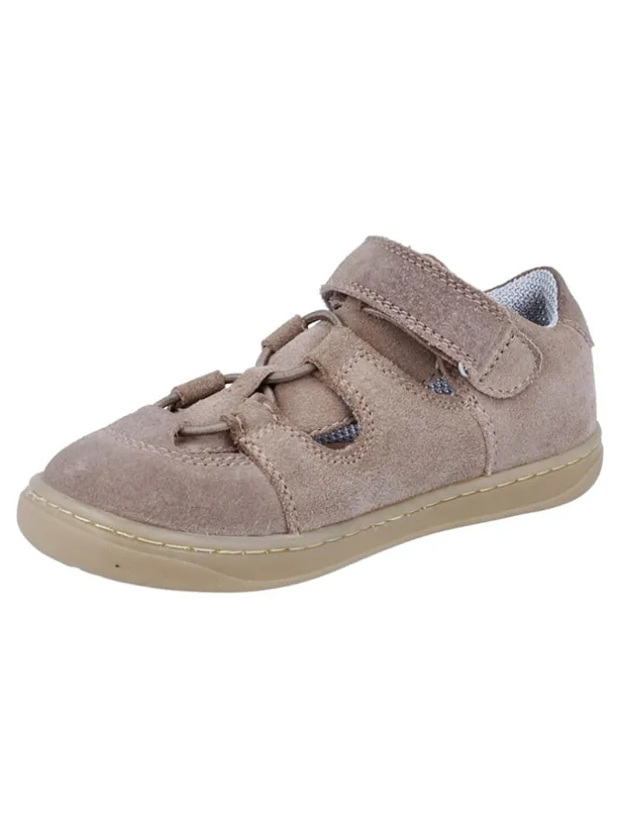 Leder-Halbsandalen "Dash" in Beige
