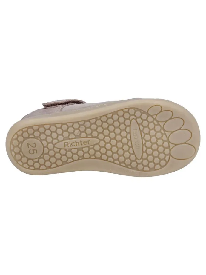 Leder-Halbsandalen "Dash" in Beige