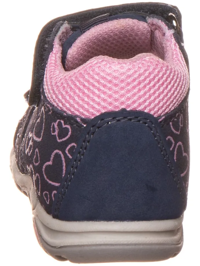 Leder-Halbsandalen "Jemima" in Dunkelblau/ Rosa