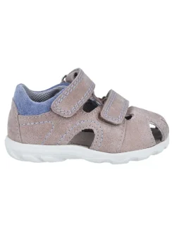 Leder-Halbsandalen "Juno" in Beige