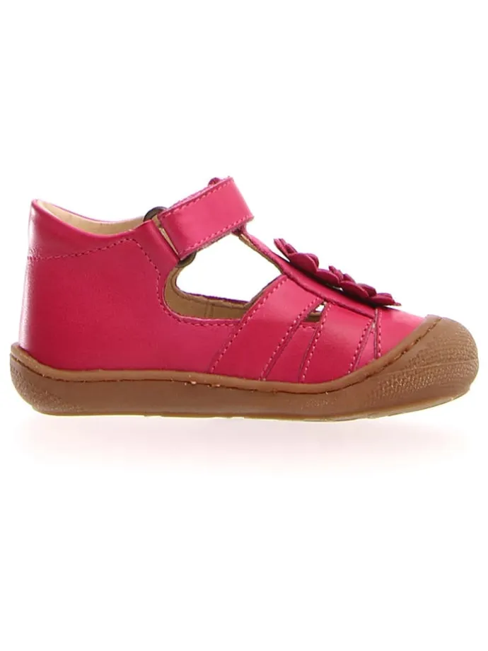 Leder-Halbsandalen "Maggie" in Pink