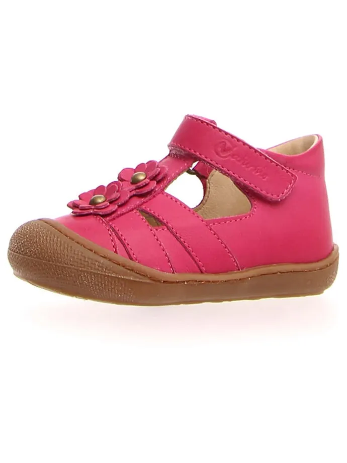 Leder-Halbsandalen "Maggie" in Pink