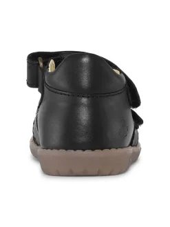 Leder-Halbsandalen 