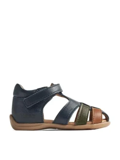 Leder-Halbsandalen