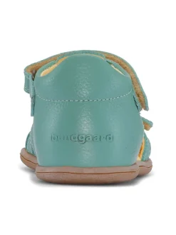 Leder-Halbsandalen 