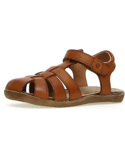 Leder-Halbsandalen 