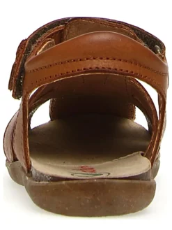 Leder-Halbsandalen 