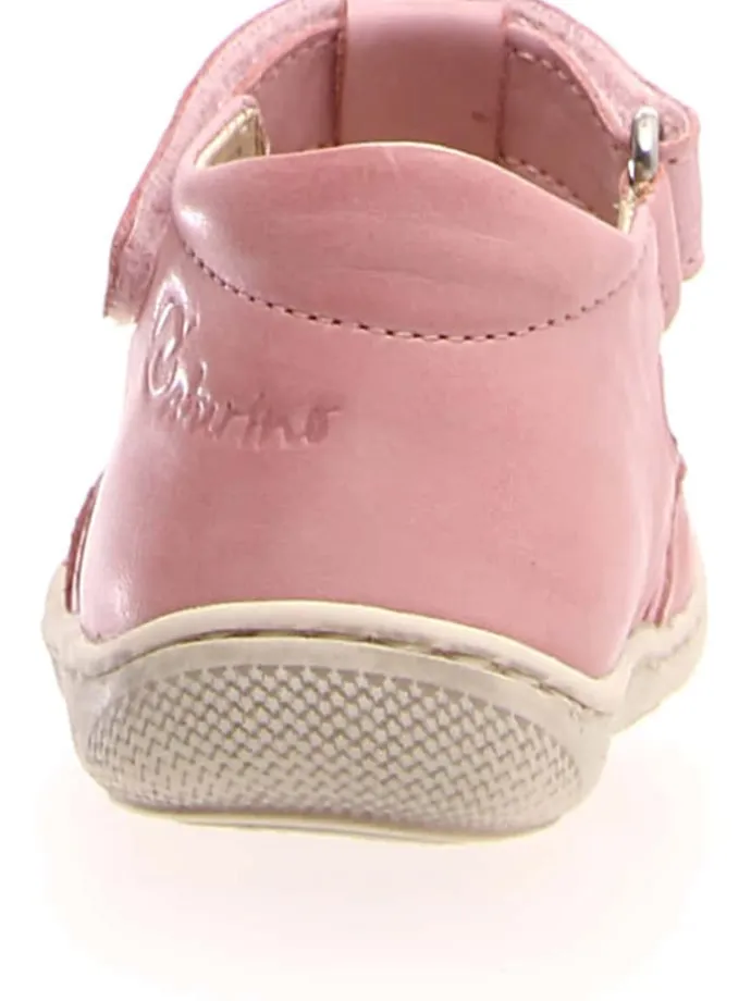 Leder-Halbsandalen "Wad" in Rosa