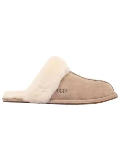 Leder-Hausschuhe "Scuffette II" in Beige