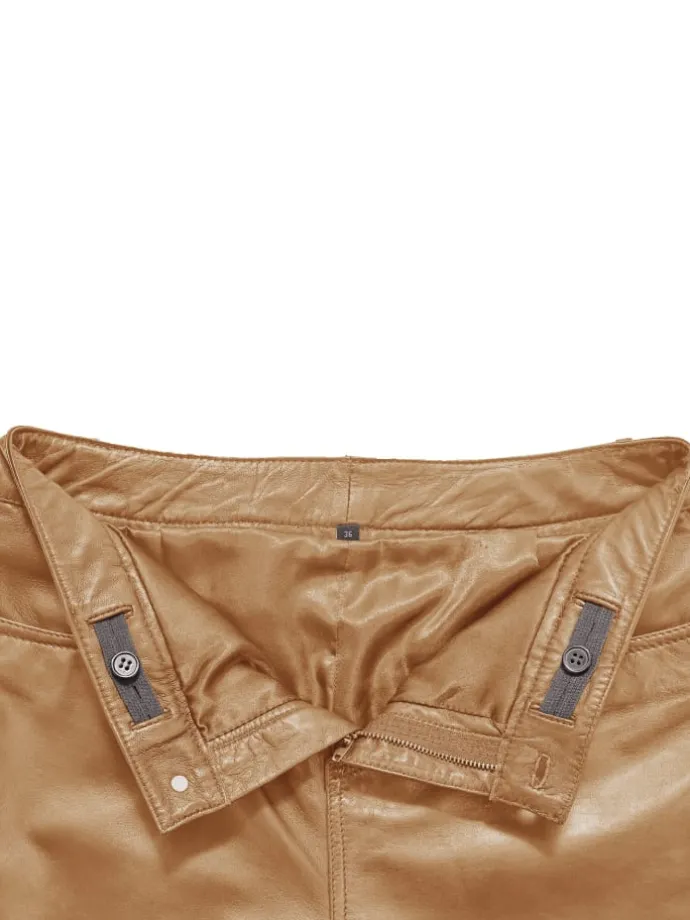 Lederhose 31019444 in light cognac