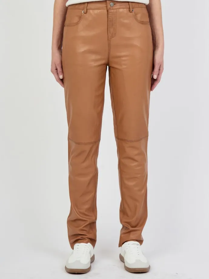 Lederhose 31019444 in light cognac
