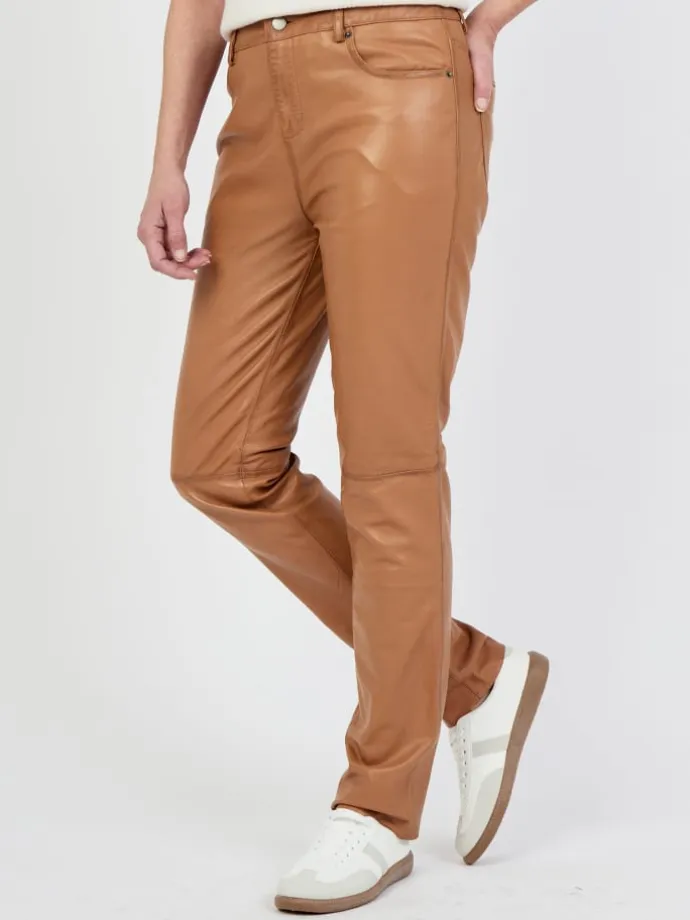 Lederhose 31019444 in light cognac