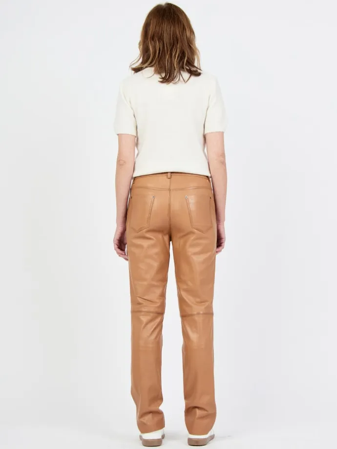 Lederhose 31019444 in light cognac