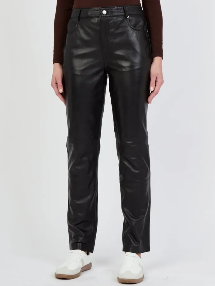 Lederhose 31019444 in schwarz