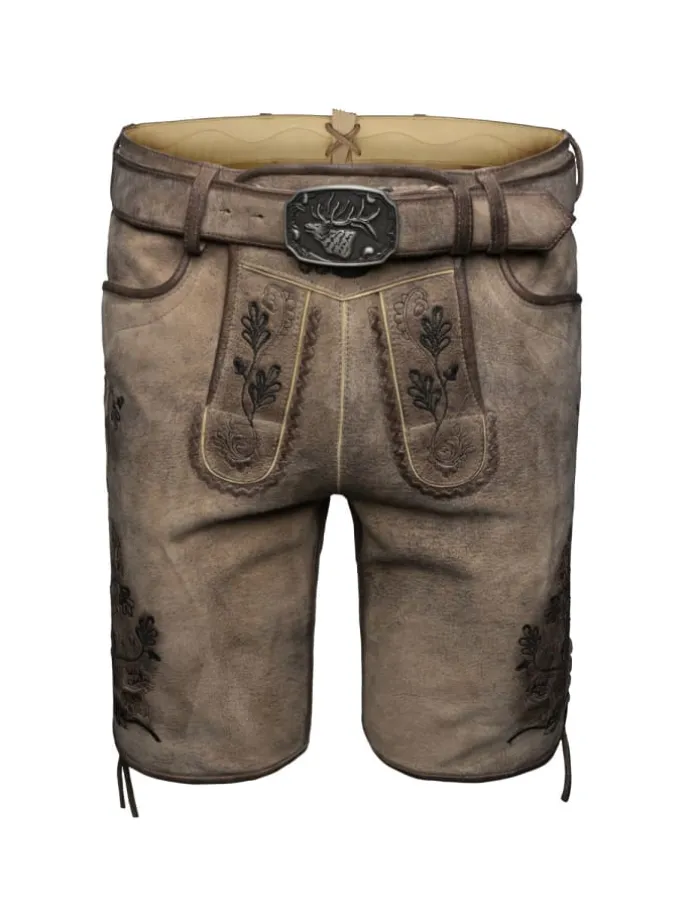 Lederhose Archibald in dunkelbraun