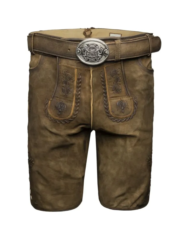 Lederhose Bertram in braun