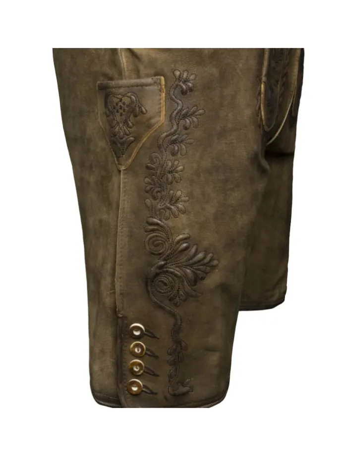 Lederhose Bertram in braun