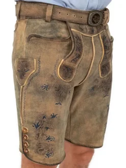 Lederhose BUCHNER in dunkelbraun