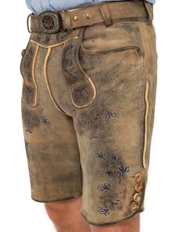 Lederhose BUCHNER in dunkelbraun