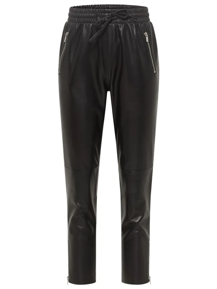 Lederhose Demichiel in Schwarz