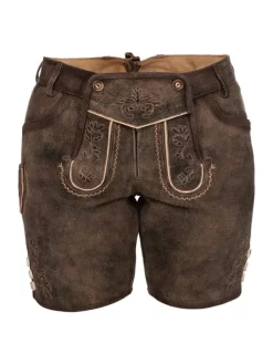 Lederhose DESSAU in dunkelbraun