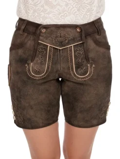 Lederhose DESSAU in mittelbraun