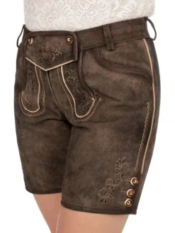 Lederhose DESSAU in mittelbraun