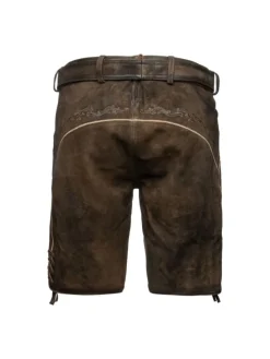Lederhose Fassing in dunkelbraun