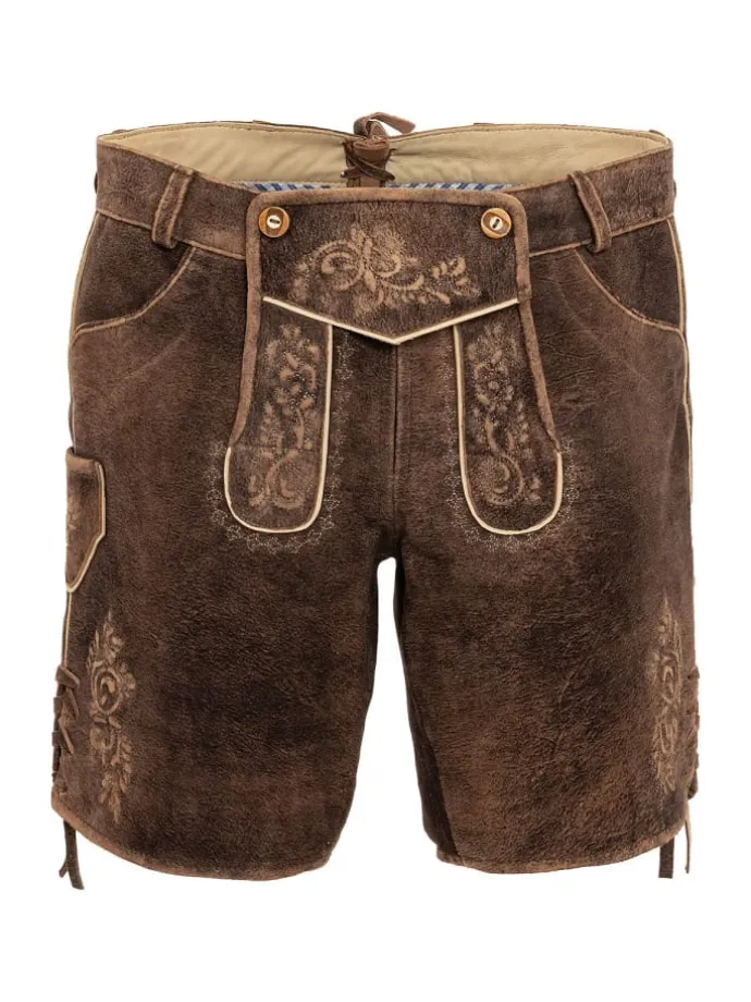 Lederhose FAY in dunkelbraun