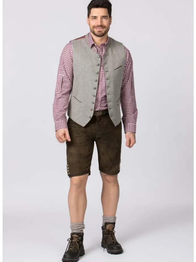 Lederhose "Fred" in bison gespeckt