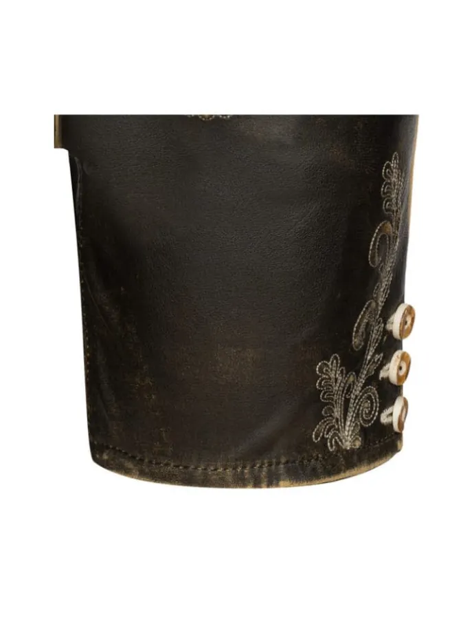 Lederhose Hotpants Zelda in Braun