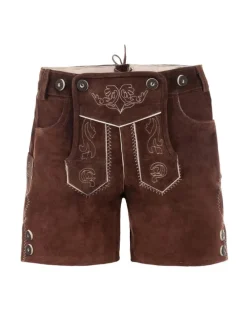 Lederhose in dunkelbraun
