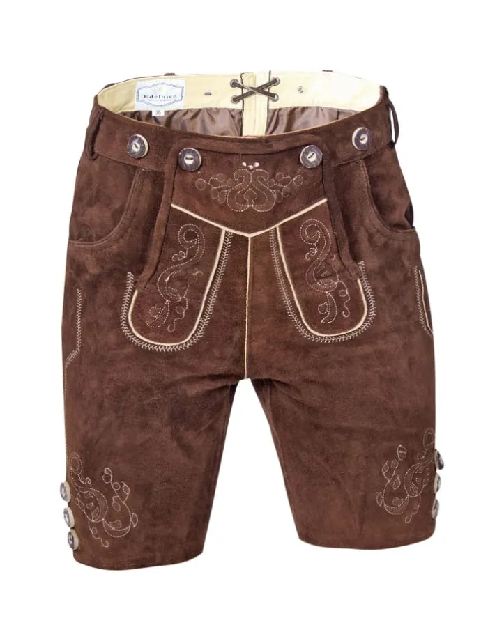 Lederhose in dunkelbraun