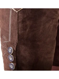 Lederhose in dunkelbraun