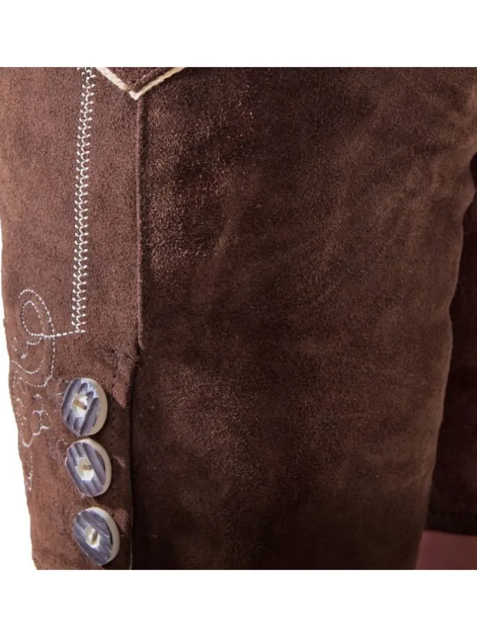 Lederhose in dunkelbraun