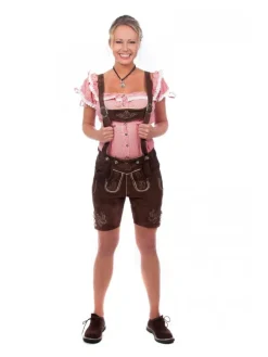 Lederhose in dunkelbraun