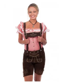 Lederhose in dunkelbraun