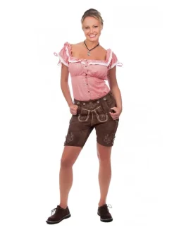Lederhose in dunkelbraun