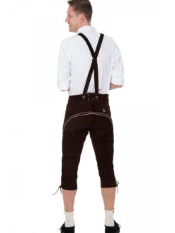Lederhose in dunkelbraun